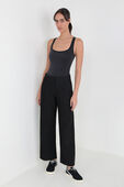 Wundermost Nulu Square-Neck Sleeveless Bodysuit